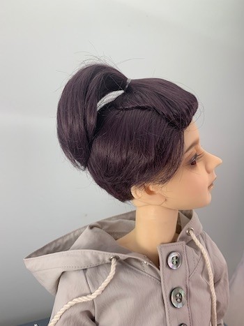Angelesque Brown/Purple wig 8-9 inch