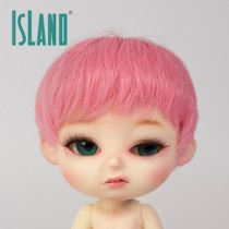 Island Bru, short pink wig