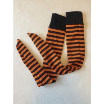 SD long socks black and orange
