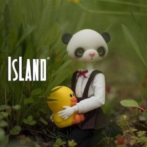 Girl Panda, 27cm Island Doll (Lucky Fairy) Girl